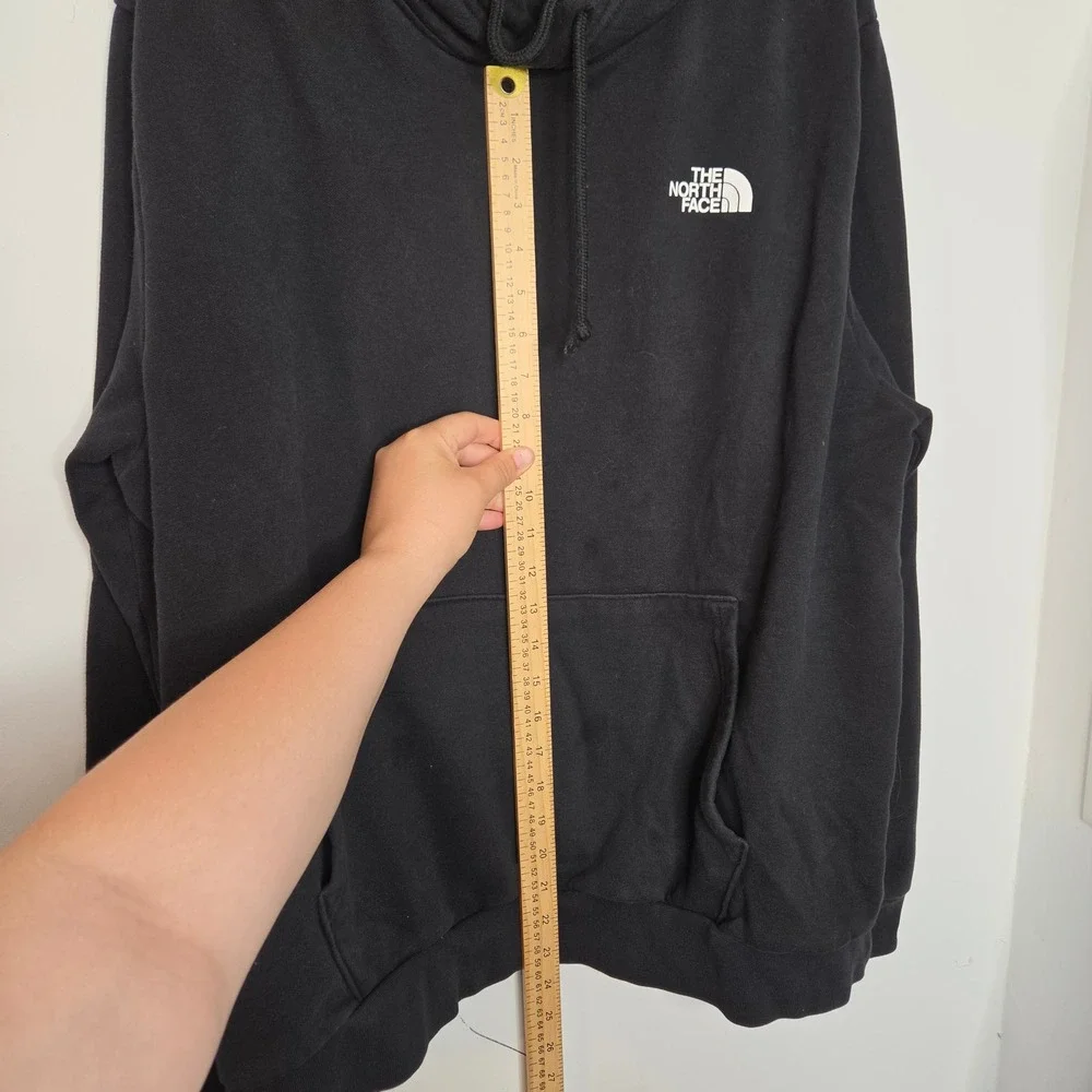 The North Face Mens Black Circular Design Graphic Hoodie XL Never Stop Exploring